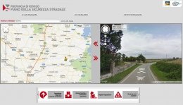 Interfaccia web del sistema di ascolto per il Piano della Sicurezza Stradale della Provincia di Rovigo
