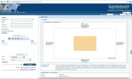 Schermata tipo di Geonetwork, software open-source per la catalogazione dei dati geografici secondo standard ISO e OGC
